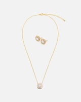 ‎ طقم نسائي فاخر بلون ذهبي