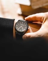 ‎ ساعة رجالية بسير ستيل بلون أسود | ZAS414M210202