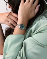 ساعة نسائية إمزوري ستيل باللون الفضي