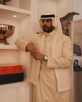 ساعة رجالية الفي اند كو باللون الفضي