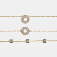 ‎ اسواره نسائية باللون الذهبي بتصميم جذاب | SBN001...