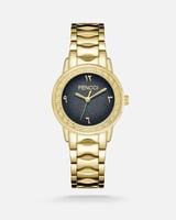‎ ساعة نسائية من فنشي بلون ذهبي