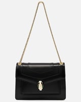 ‎ شنطة زايروس النسائي من الجلد الناعم بلون أسود |...