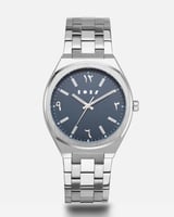 ‎ ساعة آن الرجالية ستيل باللون الفضي | NAS021M1105...