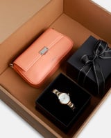 ‎ طقم هدايا نسائي أنيق ساعة وشنطة | SZHU084L2611