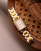 ‎ ساعة نسائيه من إلڤي بلون فضي وذهبي | LOS018L0603...