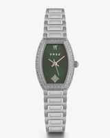 ‎ ساعة حَسنة النسائية باللون الفضي | NOS020L110811