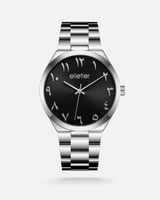 ‎ ساعة رجالية من أليتير بلون فضي