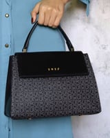 ‎ شنطه نسائيه بتصميم عصري بلون أسود | NLH003F02020...