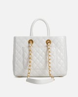 شنطة نسائية إمزوري بلون أبيض