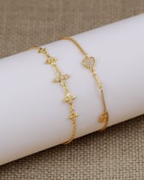 ‎ طقم أنيق من اليتير بلون ذهبي | STOS009L010801