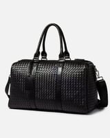  شنطة عصرية للجنسين بلون أسود