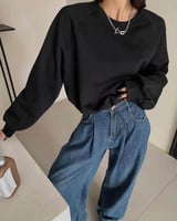 ‎ هودي نسائي الفي اند كو بتصميم مميز بلون أسود