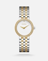 ‎ ساعة نسائيه بسير ستيل بلون فضي وذهبي | TOA033L06...