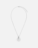 ‎ سلسلة نسائية بتصميم أنيق بلون فضي | ZJN121F1111