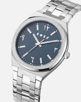 ‎ ساعة آن الرجالية ستيل باللون الفضي | NAS021M1105...