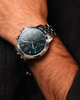 ‎ ساعة رجالية ستيل بلون فضي