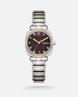 ‎ ساعة نسائية ستيل باللون الذهبي و الفضي