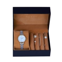 ‎ طقم الفي نسائي ساعة واساور بتصميم أنيق | SLAA007...