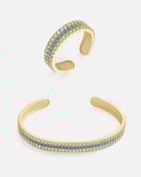 ‎ طقم نسائي ملفت بلون ذهبي | MJS041F0105