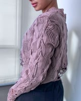 ‎ هودي نسائي الفي اند كو مميز باللون الوردي