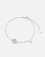 ‎ اسوارة نسائية فينشي بتصميم أنيق بلون فضي