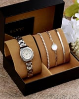 ‎ طقم هدايا نسائي إلڤي بتصميم كلاسيك | SLAS021L111...