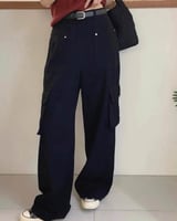 ‎ بنطلون نسائي الفي اند كو بتصميم عملي بلون أسود