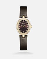 ‎ ساعة نسائيه من الجلد بلون بني | FOL001L010707