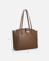 ‎ شنطه آن نسائيه عمليه باللون البني | NLH031F0701