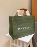 ‎ شنطة نسائية من القماش بلون أخضر | MLH037F0803