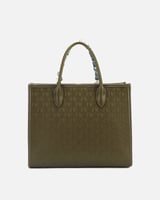 ‎ شنطه نسائيه بتصميم عملي بلون زيتي | NLH005F0801