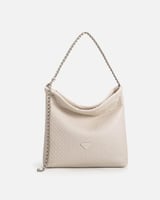 ‎ شنطة نسائية من الجلد باللون الأبيض | ZLH848F4411