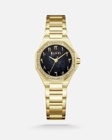 ‎ ساعة نسائيه من إلڤي باللون الذهبي | LOS054L01020...