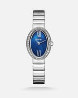 ‎ ساعة نسائية بسير ستيل باللون الفضي