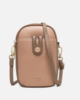 ‎ شنطة نسائية عصرية باللون البني