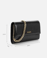 ‎ شنطة نسائية من الفي بلون أسود