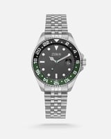 ‎ ساعة رجالية ستيل باللون الفضي