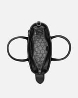 ‎ شنطة نسائية زايروس من الجلد بلون أسود