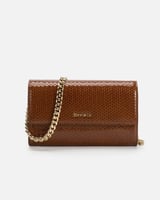 ‎ شنطة نسائية من الفي بلون بني