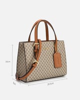 ‎ شنطة نسائية إمزوري بلون بني