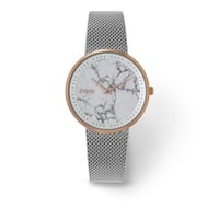 ‎ ساعة زايروس النسائية بتصميم سير شبكي باللون الفض...