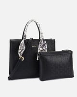 ‎ شنطه نسائيه بتصميم عملي بلون أسود | NLH005F0201