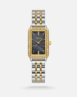 ‎ ساعة فينشي نسائيه من الستيل بلون فضي وذهبي | FOS...