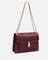 ‎ شنطة زايروس النسائي من الجلد الناعم بلون عودي |...