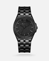 ‎ ساعة إلڤي رجالية ستيل باللون الأسود | LAS071M170...