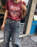 ‎ تي شيرت نسائي الفي اند كو باللون الأحمر