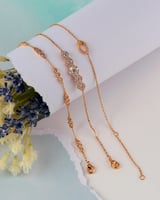 ‎ اسواره نسائيه أنيقه باللون الذهبي | ZJS040L01