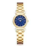 ‎ ساعة اليتير النسائية من الستيل باللون الذهبي