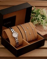 ‎ طقم هدايا نسائي إلڤي بتصميم كلاسيك | SLOS025L110...